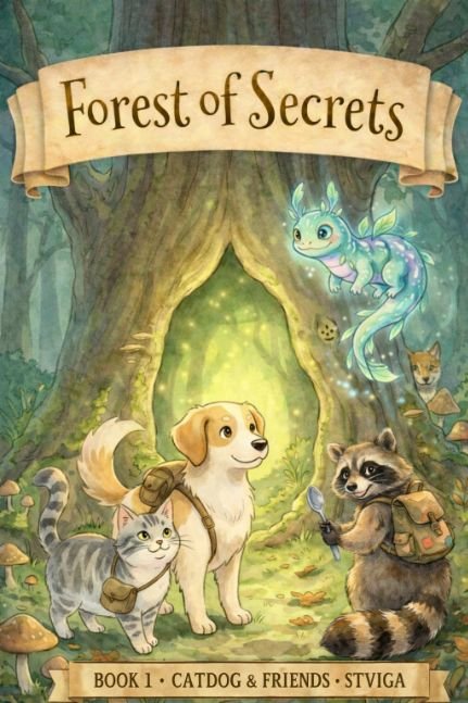 CatDog & Friends: Forest of Secrets: Seven Tales of Light, Shadows, and Friendship